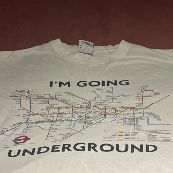 London underground T Shirt XL Pre owned - Picture 2 of 5